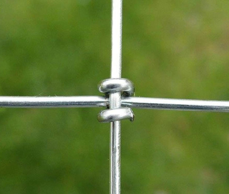 Non-climb square deal knot field fence for animals protection