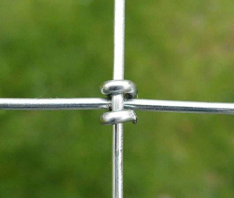 Non-climb square deal knot field fence for animals protection