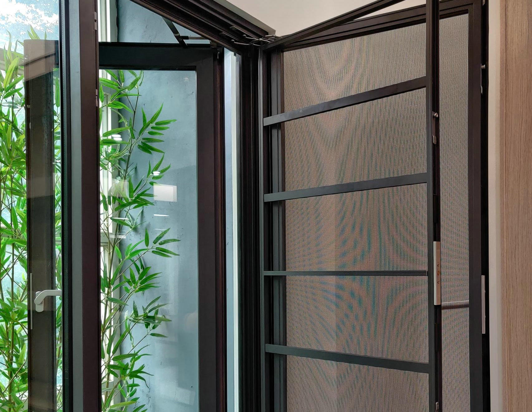 How do decorative insect screens enhance the protection of your place