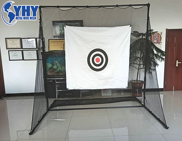 Indoor and outdoor Professional 2.4M*2.4M*1M UV treated Golf Practice Cage With Steel Frame, Netting