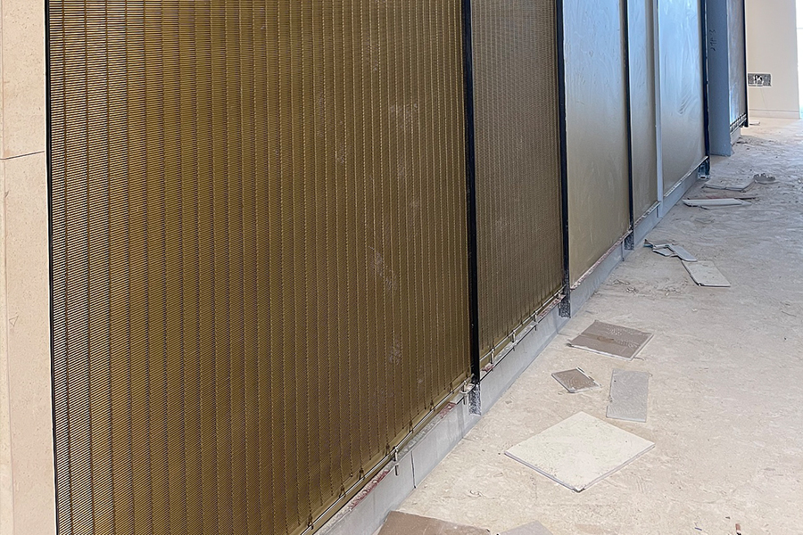 Decorative Crimped Woven Mesh Used For Interior Wall