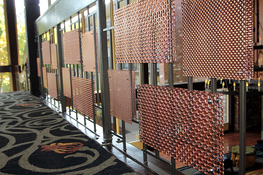 Decorative Crimped Woven Mesh Used For Railing