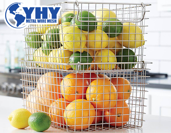 Factory direct sales of Stainless steel 304 metal mesh baskets for a wide range of uses 