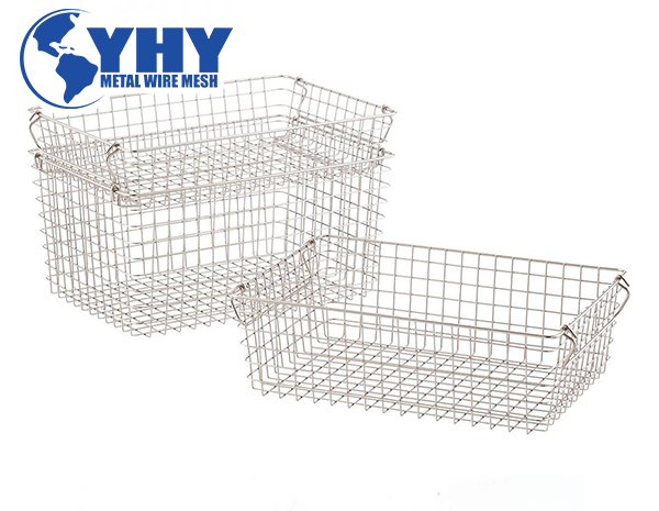 customized ss 304 welded vintage wire basket