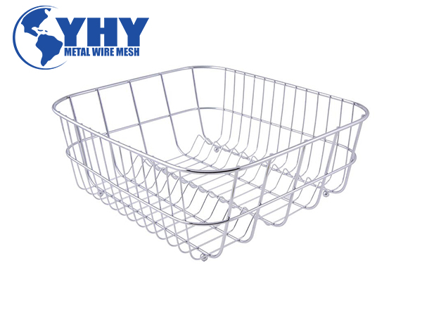 customized ss 304 welded vintage wire basket