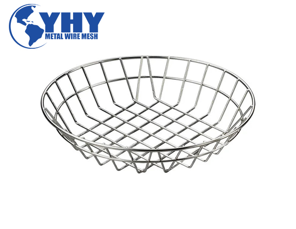 customized ss 304 welded vintage wire basket