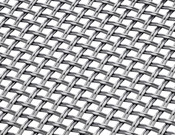 Stainless Steel Woven Metal Decorative Lock Crimped Wire Mesh on sale Chinese factory supply 