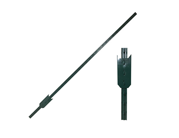long service life 1.25 lb/ft 7 Feet height green fence t post for farm fence