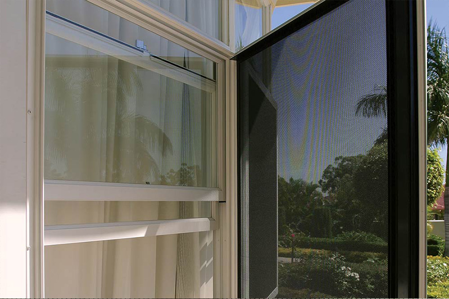 Fiberglass-Mosquito-Window-Screen-Grey-Color