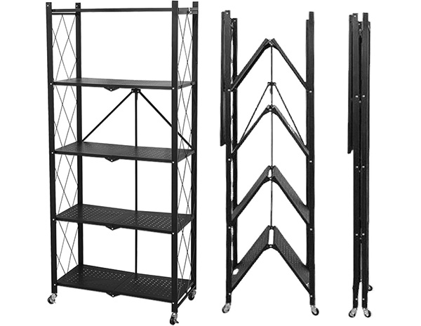 Multifunction Foldable Metal Shelf