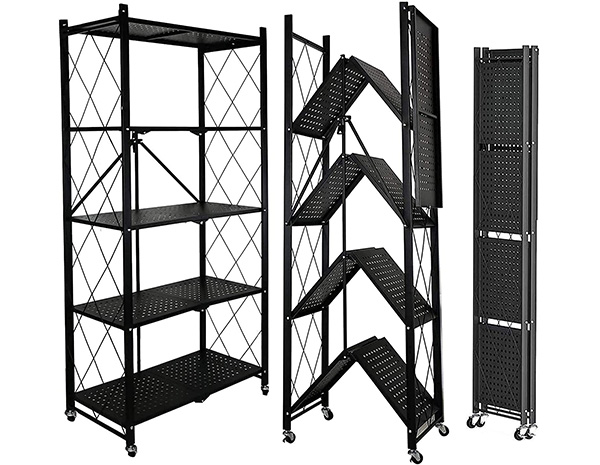 Multifunction Foldable Metal Shelf