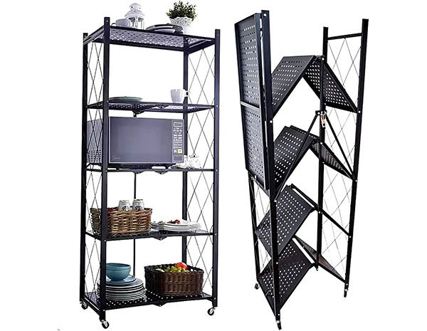 Multifunction Foldable Metal Shelf