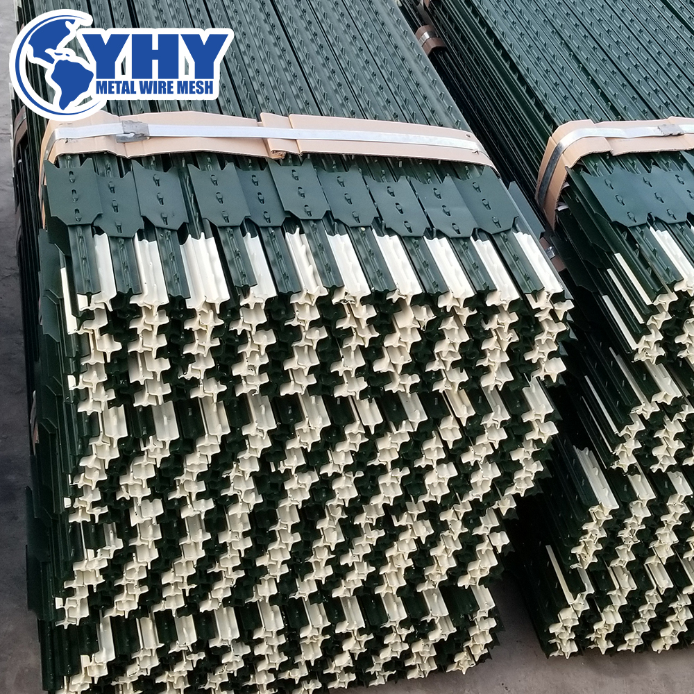 Light Duty 0.90 lb 6 ft  Studded T Post Used for Metal Farm Fence