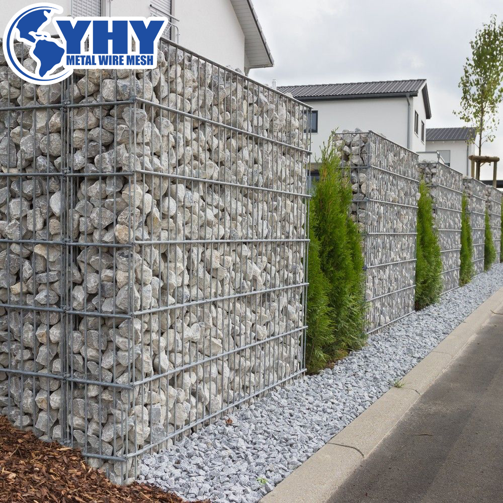 10*10cm Hole Size Welded Gabion Retaining Walls