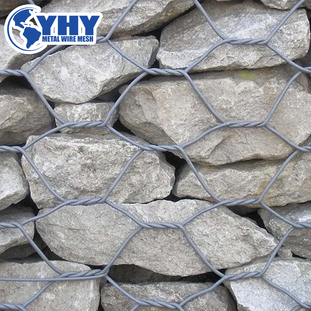 Hexagonal Wire Mesh Gabion Box Netting Durable Construction Material