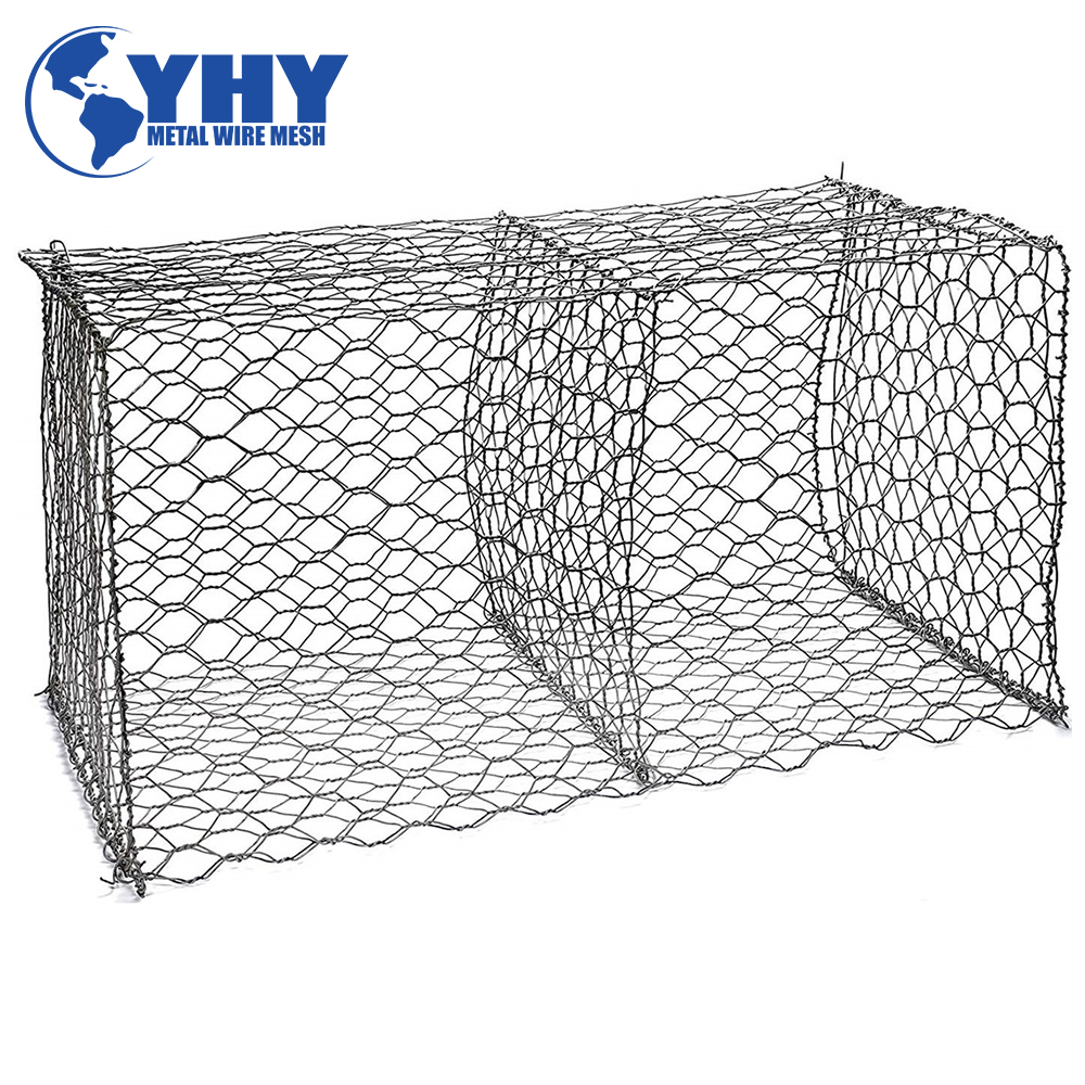 Hexagonal Wire Mesh Gabion Box Netting Durable Construction Material