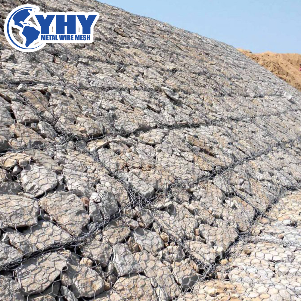 Hexagonal Wire Mesh Gabion Box Netting Durable Construction Material
