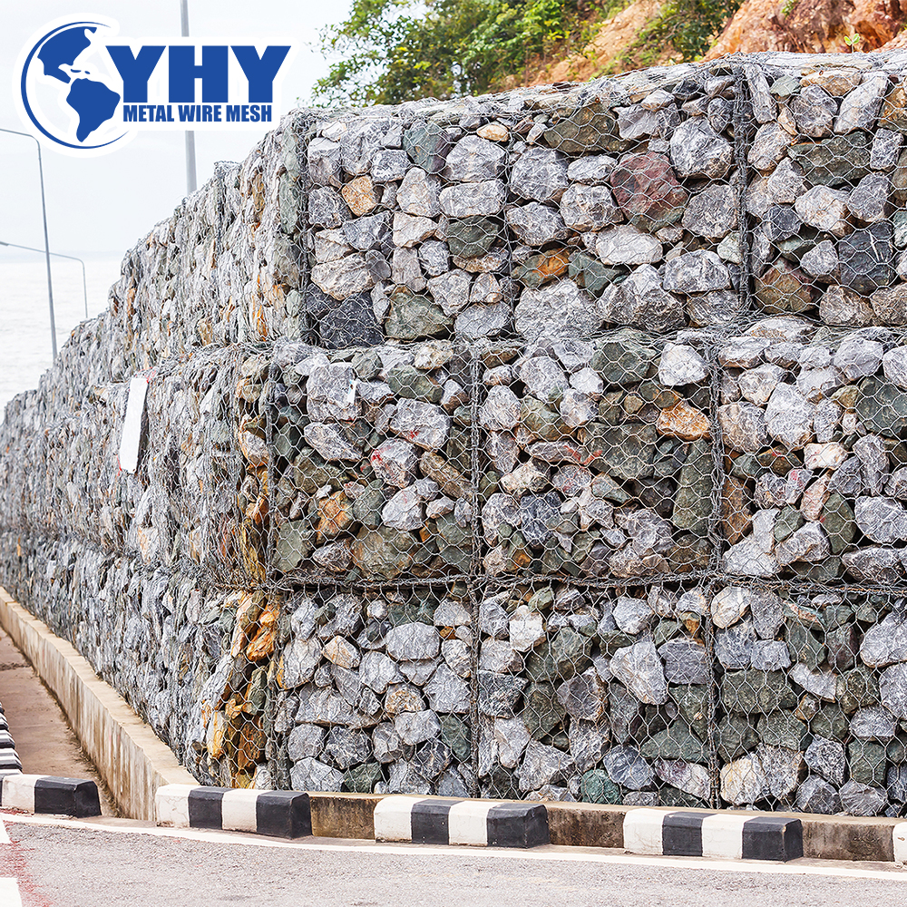 Hexagonal Wire Mesh Gabion Box Netting Durable Construction Material