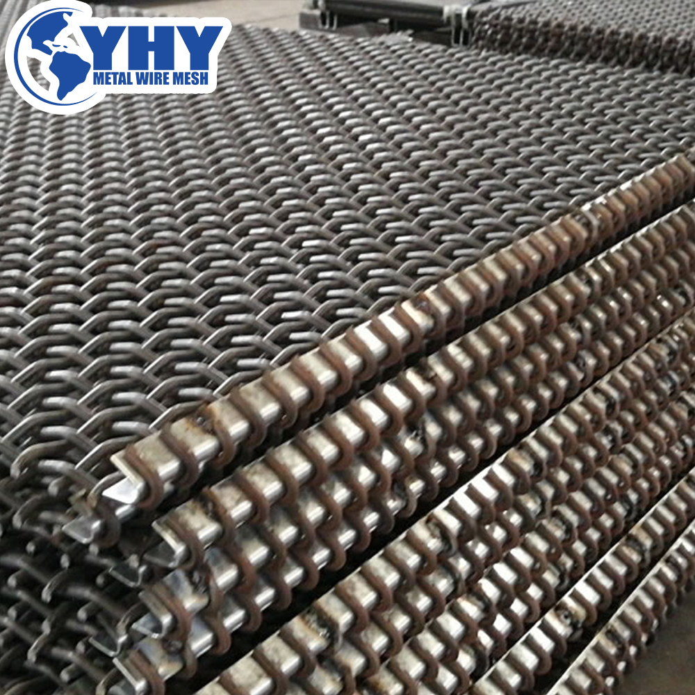 Crimped Sieve Stone Crusher Vibration Mine Sieving Screen Mesh Woven