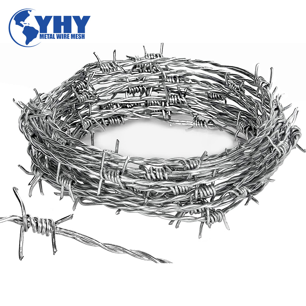 Electric Galvanized Barbed Wire for Airport Prison Security Fence