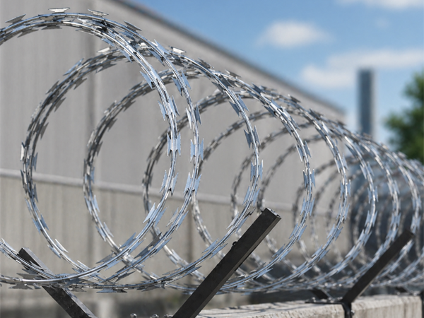 What are the advantages of razor wire?